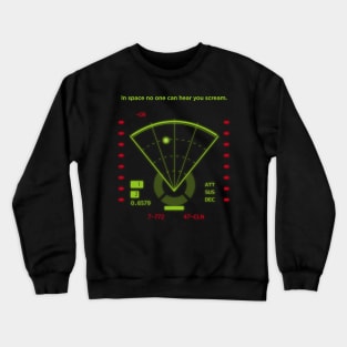 Alien Motion Tracker In Space Crewneck Sweatshirt